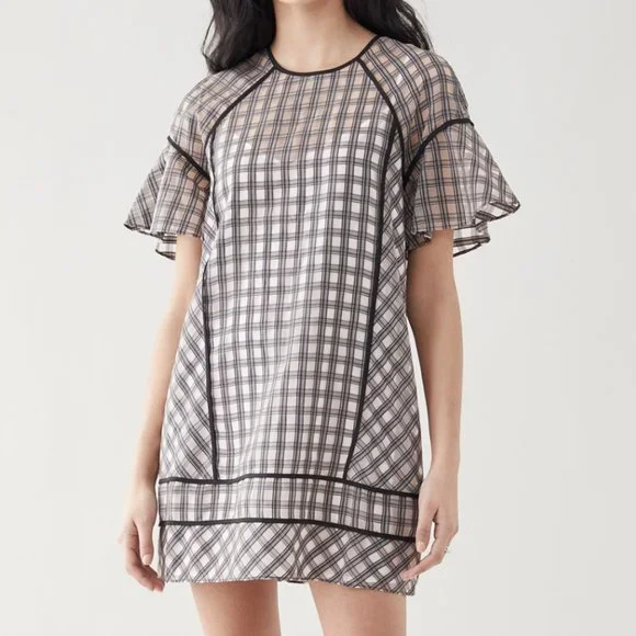 sachin and babi light blue dress Women's Batcave T-Shirt Dress – Gothic Post-Punk Club Dress main image 1